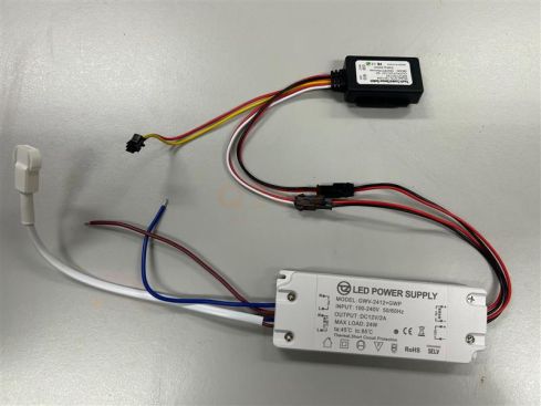 12v 2A 24 watt LED driver touch sensor - schakelaar – 100-230 volt output - Model: GWV-2412+GWP