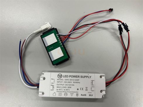 12v 3A 36 watt LED driver dual touch sensor - schakelaar - 230 volt output
