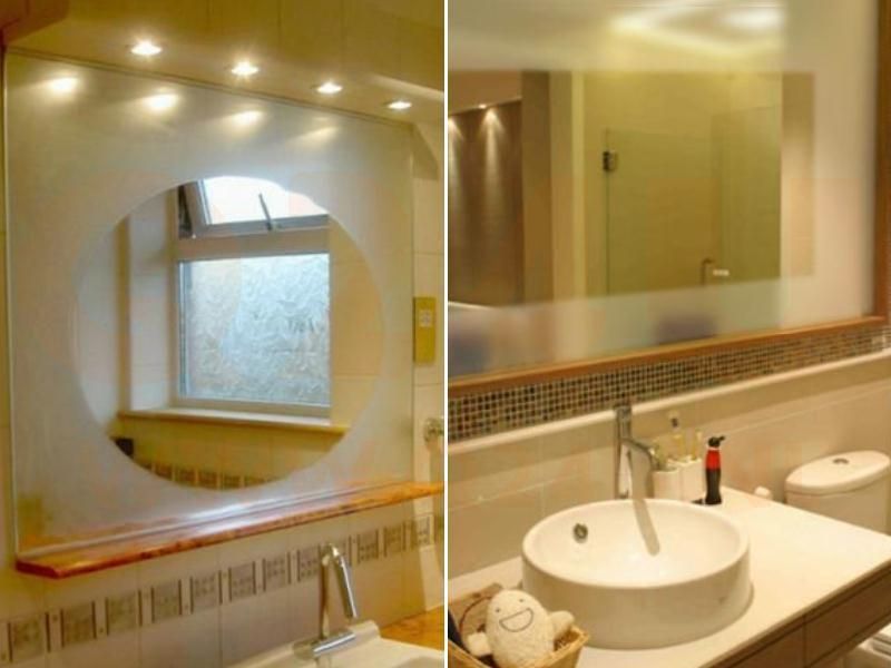 Badkamer spiegelverwarming Rechthoek 400 x 500 230 volt